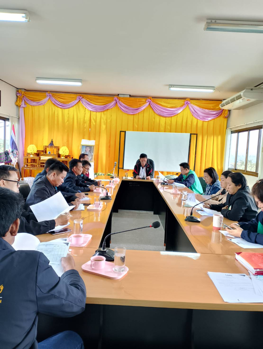 อบต.คำบกประชุมคณะกรรมการกองทุนหลักประกันสุขภาพ ครั้งที่ 2/2568